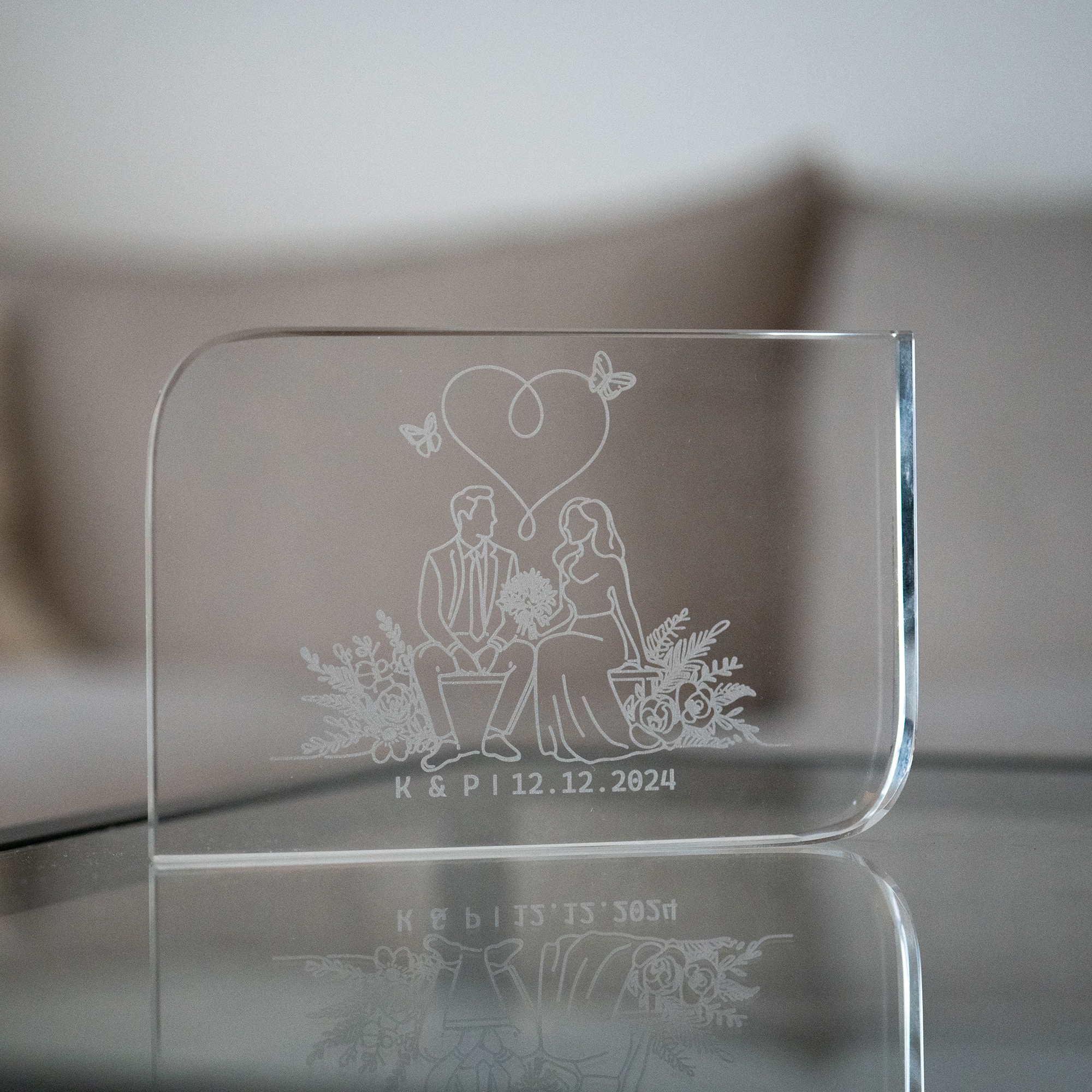 Photo Cristal CR-022,  taille 100 x 150 x 20 mm, 20 pcs./carton