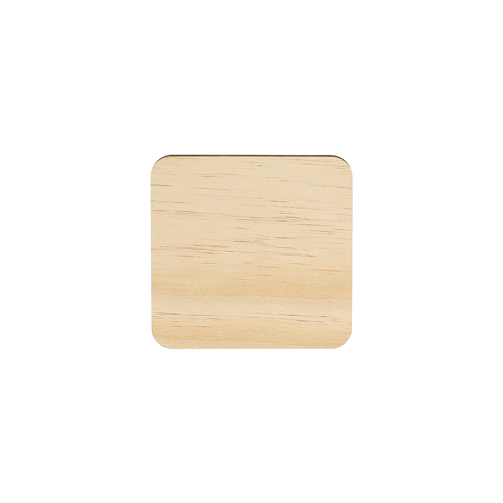 Sperrholz-Untersetzer, Farbe Natur mit Holzmaserung, div. Ausführungen