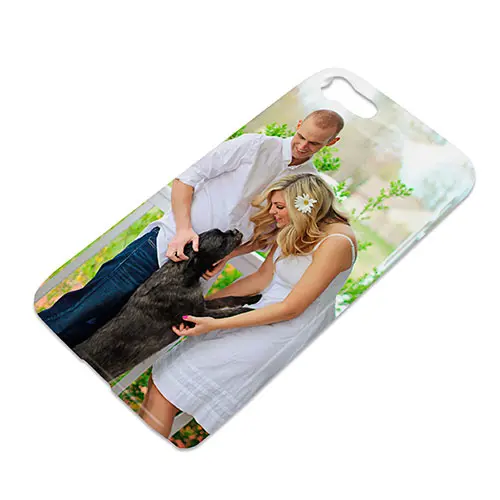 3D Premium Cover für Galaxy und iPhone, Farbe Weiß-glänzend und Farbe Weiß-matt