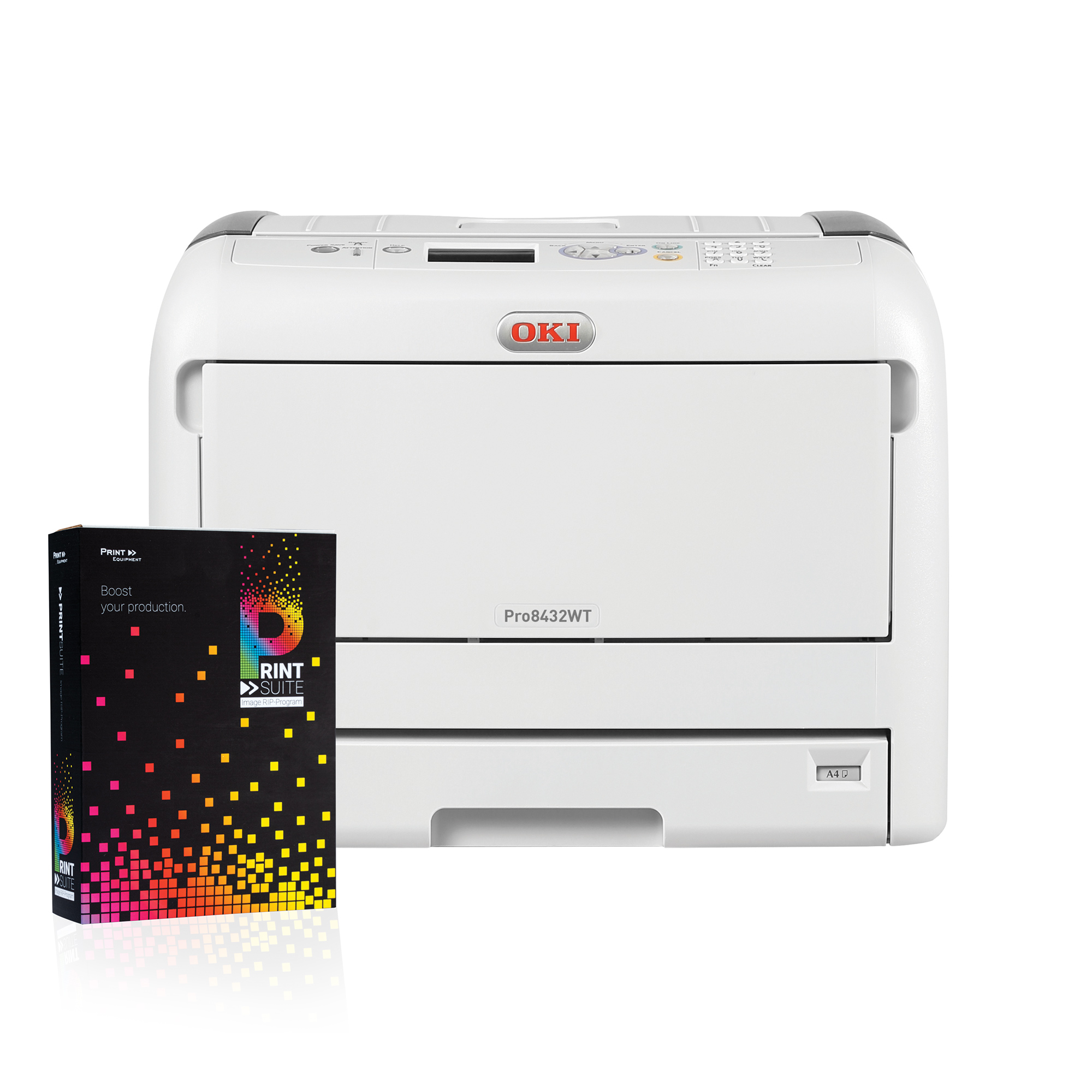 OKI LED Farb- und Weißdrucker, OKI Pro8432WT, max. Druckformat DIN A3