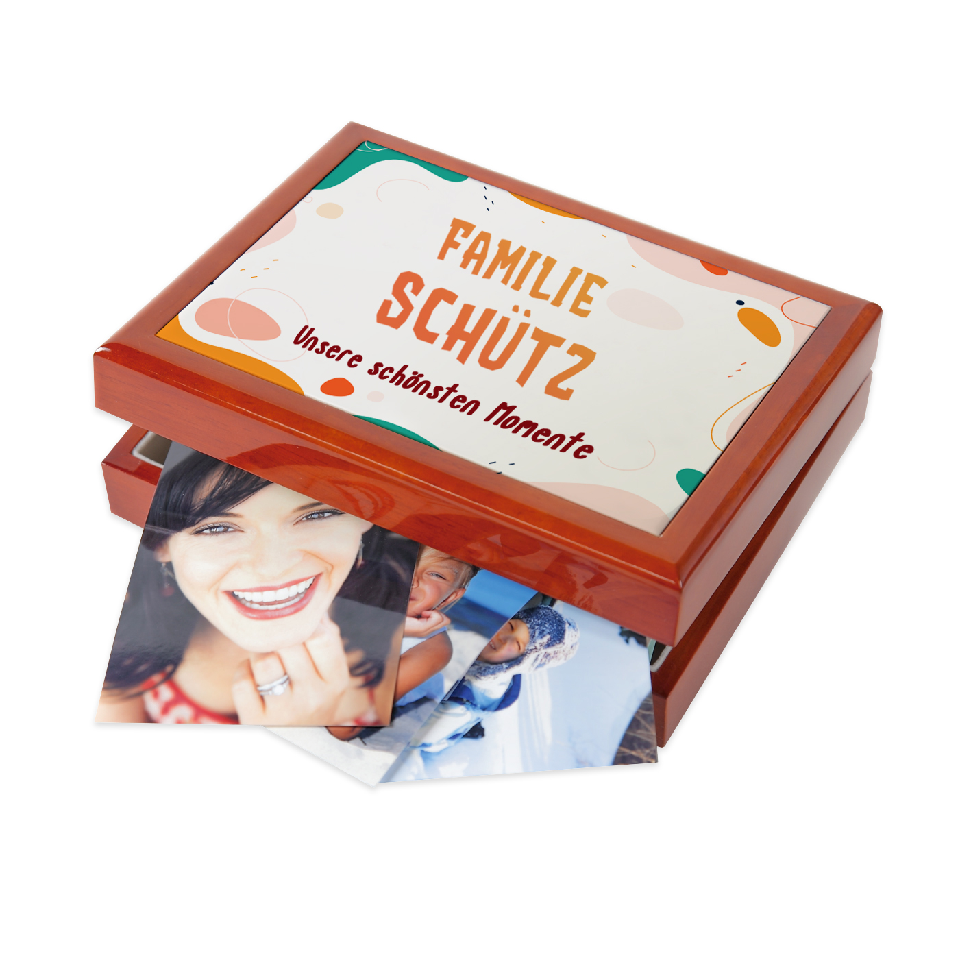 Boîte cadeuax roux, taille 180 x 230 x 60 mm