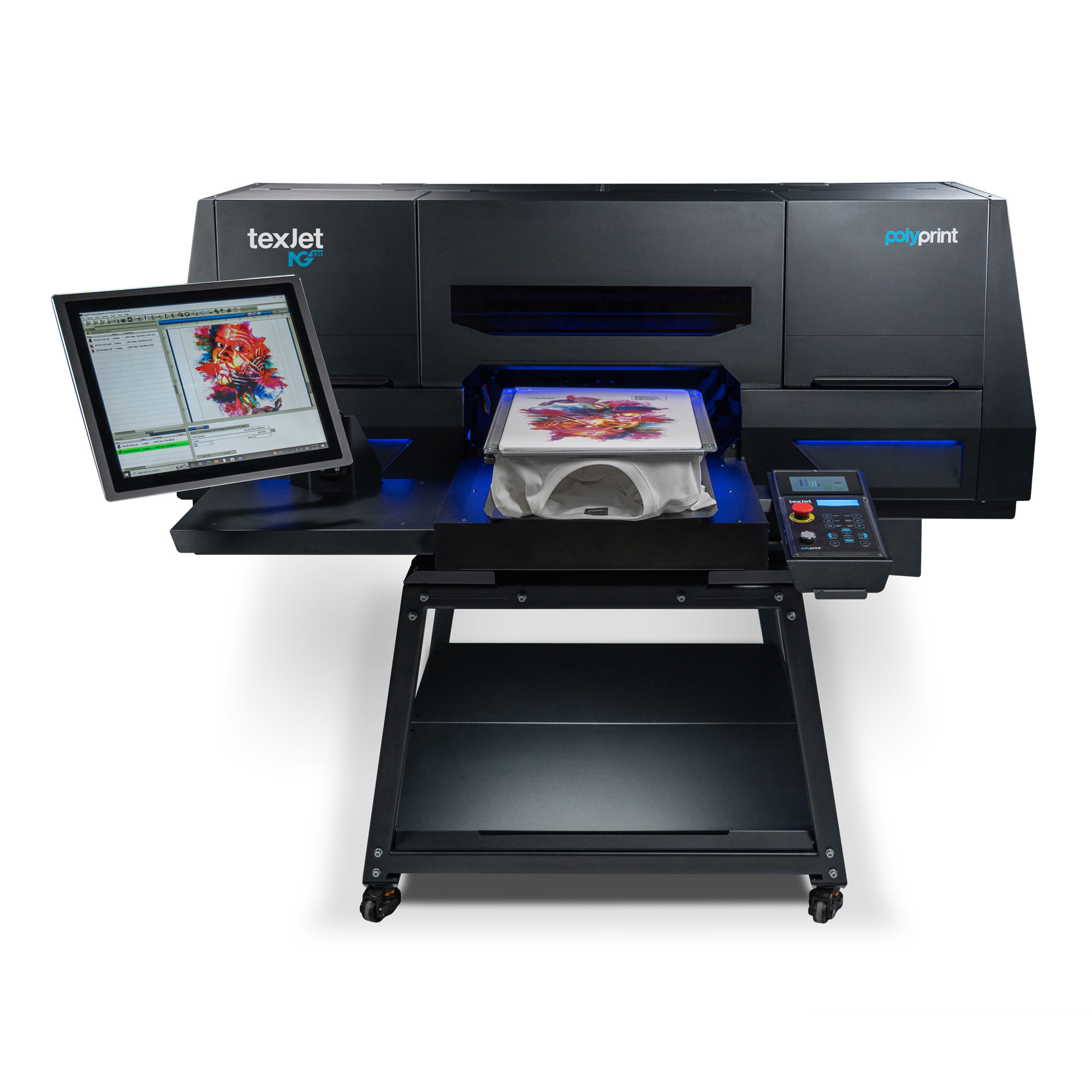 DTG Textildirektdrucksystem TexJet NG 120, 2 x Epson® I3200-A1 (1 x CMYK / 1 x White)