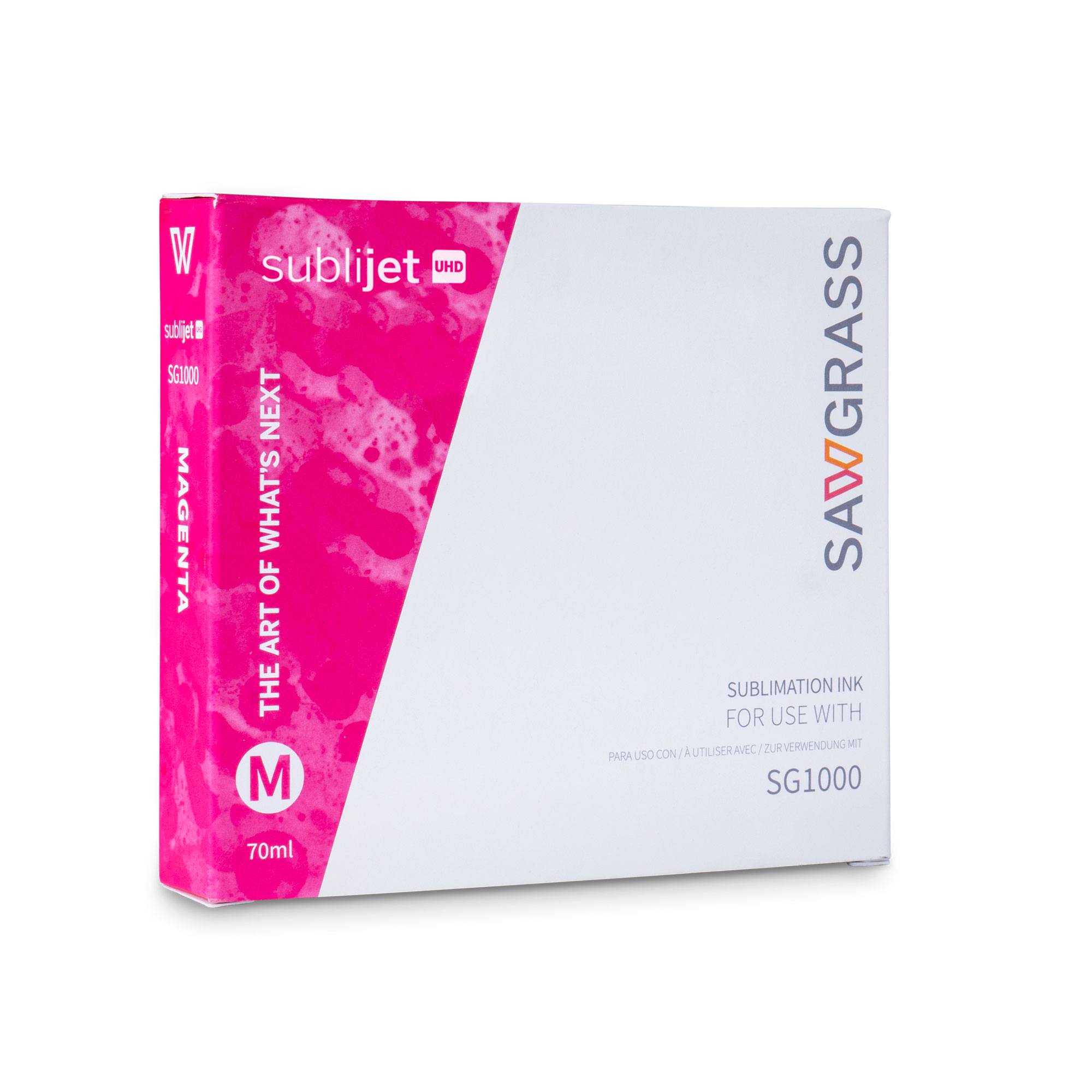 SubliJet UHD pour Virtuoso SG-1000, cartouche de 70 ml, divers couleurs