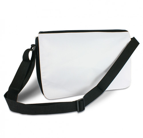 Sublistar® Sac à bandoulière NAPLES avec rabat interchangeable, noir, taille (LxHxP) 340 x 200 x 80 mm, 50 pcs./carton