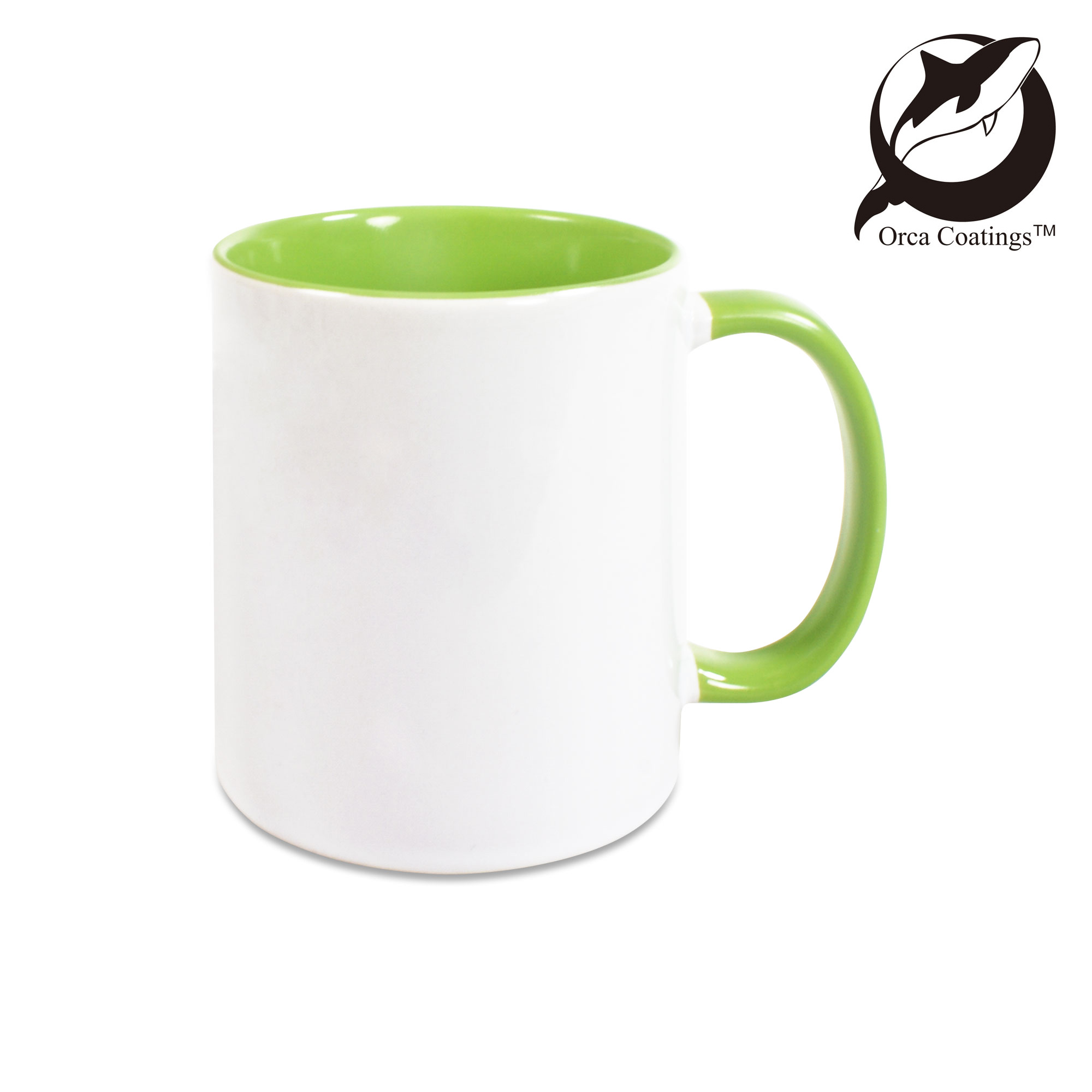 Keramiktasse TWO TONES & HANDLE 11oz, Orca™ Coating, div. Farben
