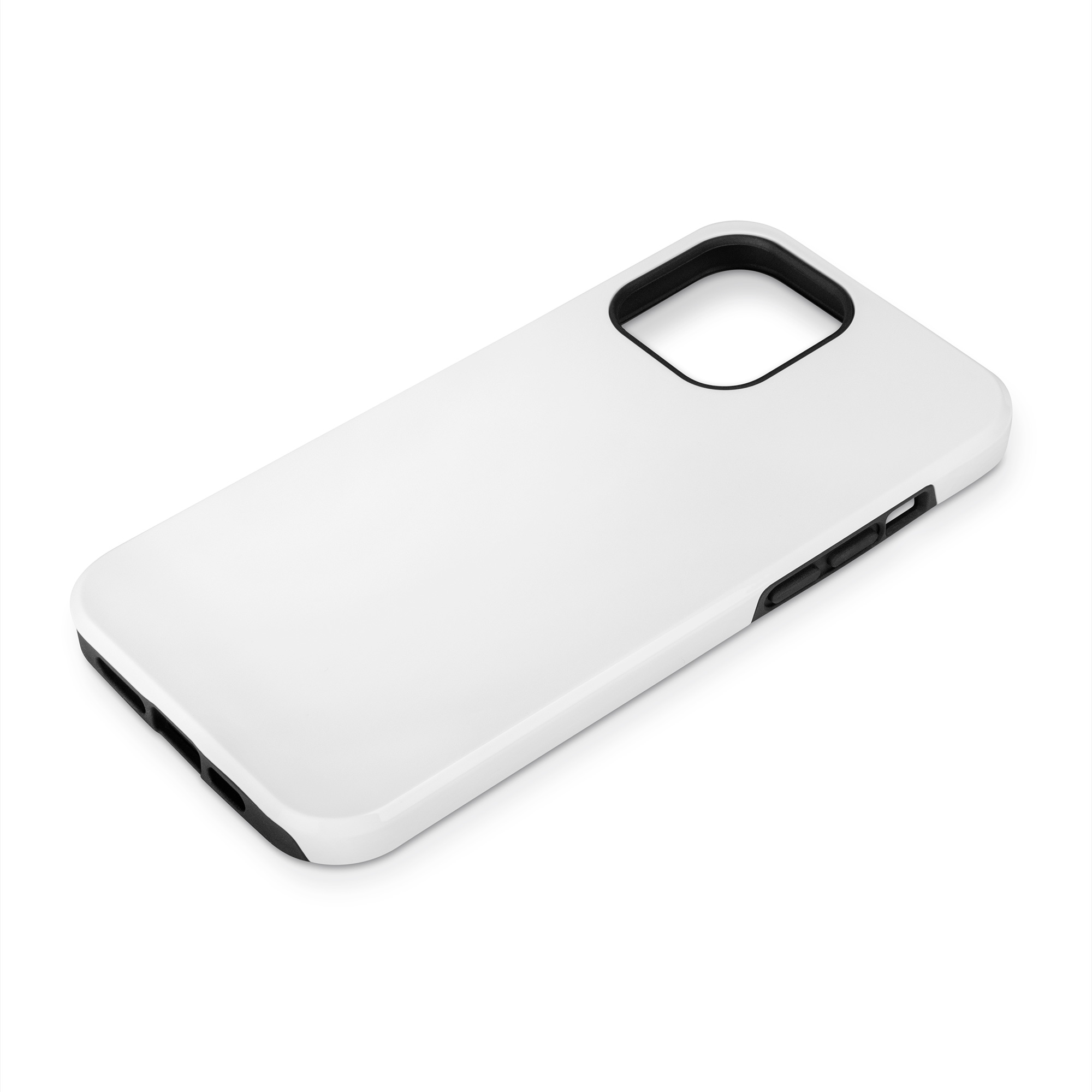 3D Premium Cover für Galaxy und iPhone, Farbe Weiß-glänzend und Farbe Weiß-matt