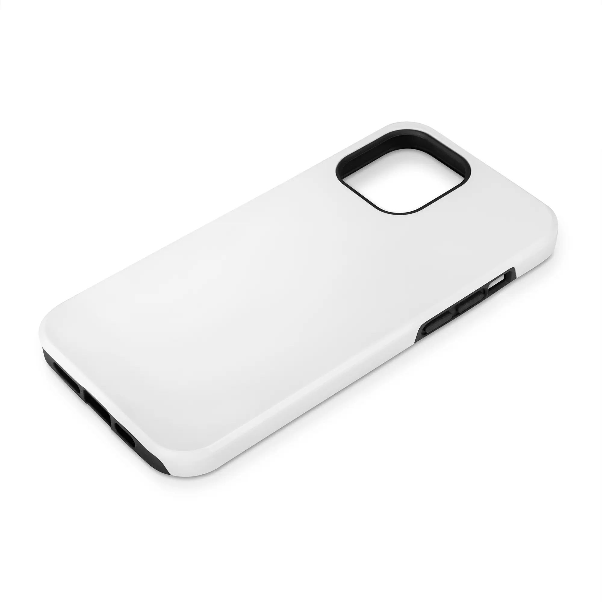 3D Premium Cover für Galaxy und iPhone, Farbe Weiß-glänzend und Farbe Weiß-matt