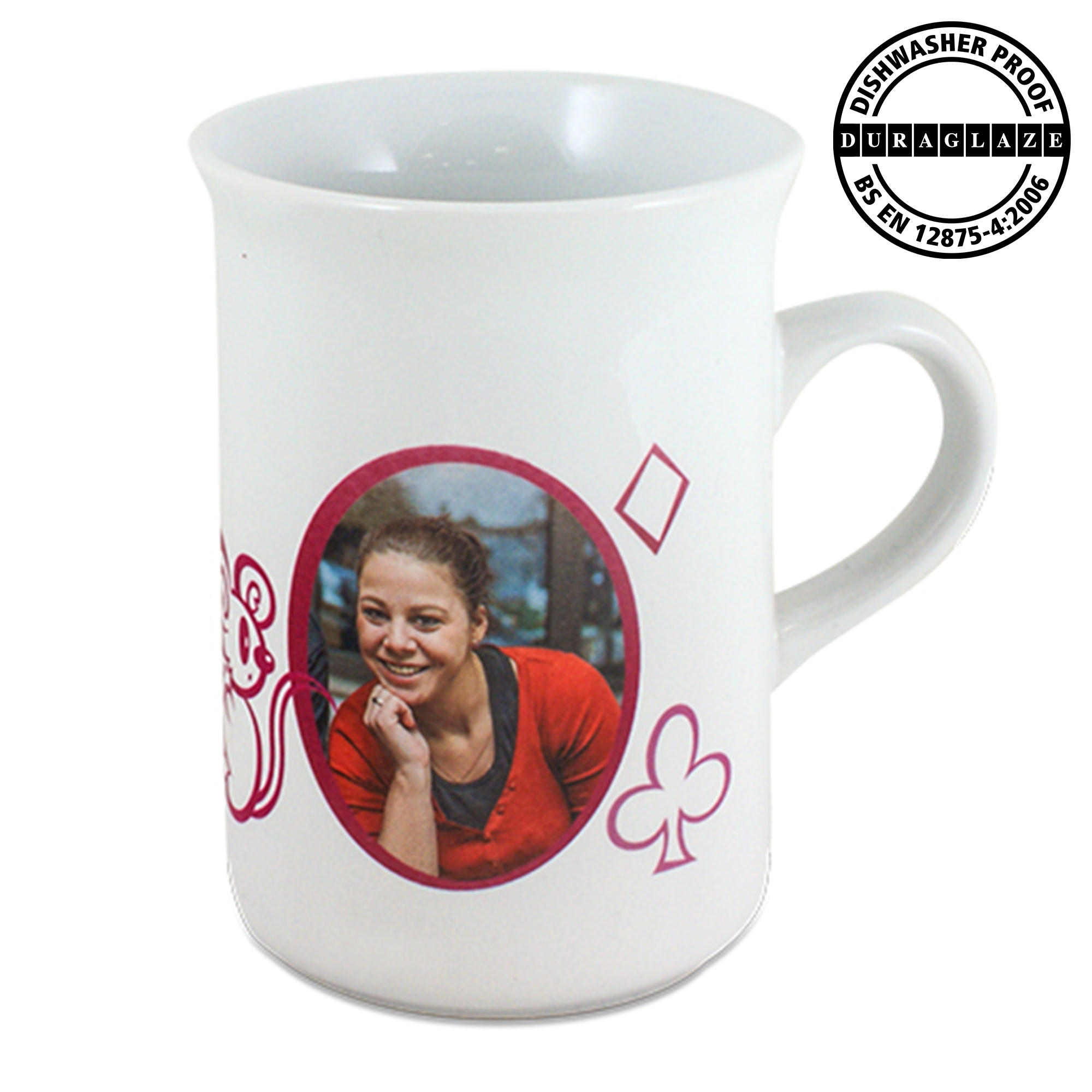 Slim Ceramic mug WINDSOR 10oz, DURAGLAZE, dishwasher suitable, 12 pcs./lay, 36 pcs./carton 