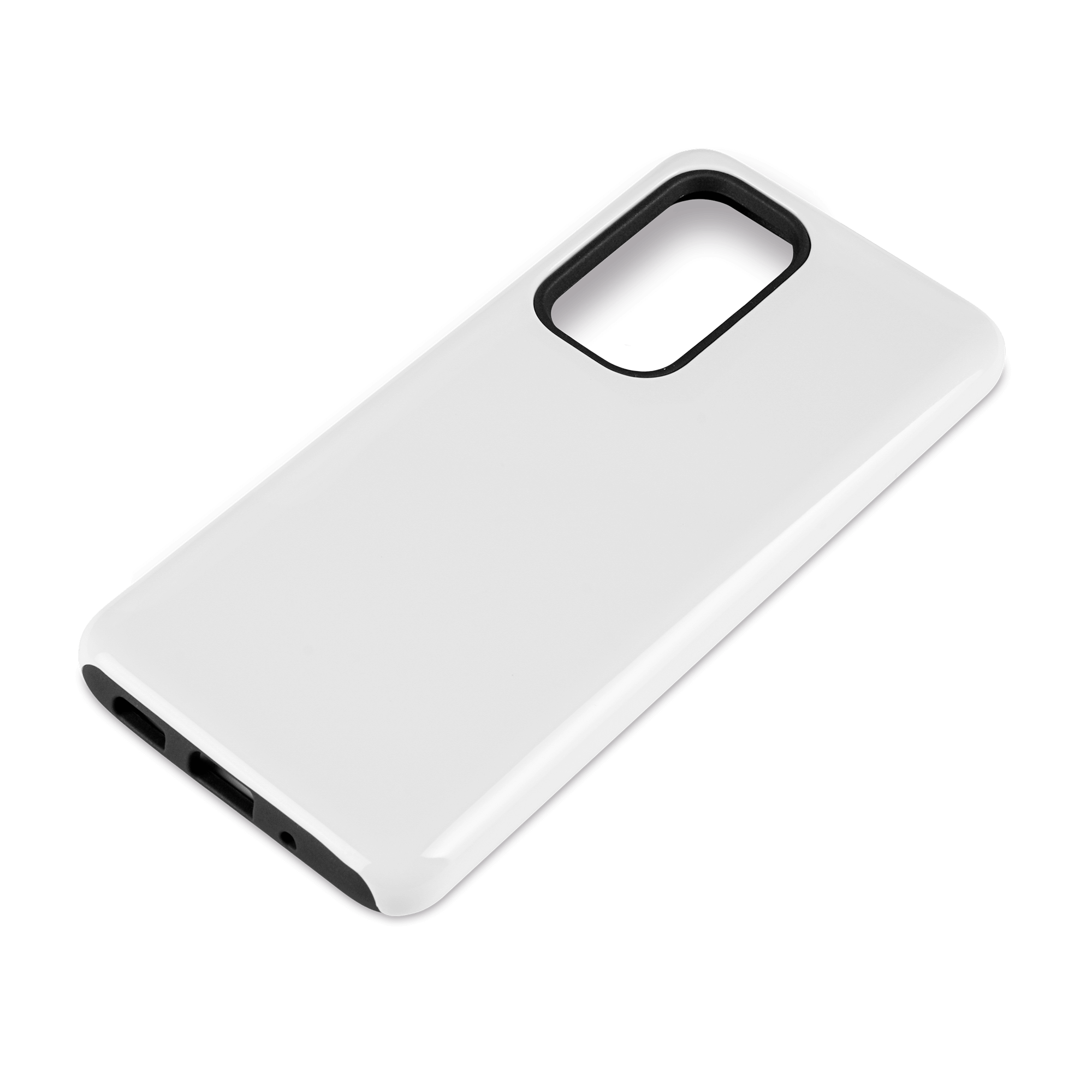 3D Premium Cover pour Galaxy et iPhone, couleur blanc brillant et couleur blanc mat