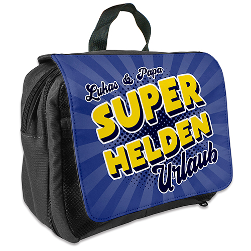 Sublistar® Trousse de toilette BERLIN, anthracite, taille (LxHxP) 225 x 180 x 90 mm, 50 pcs./carton