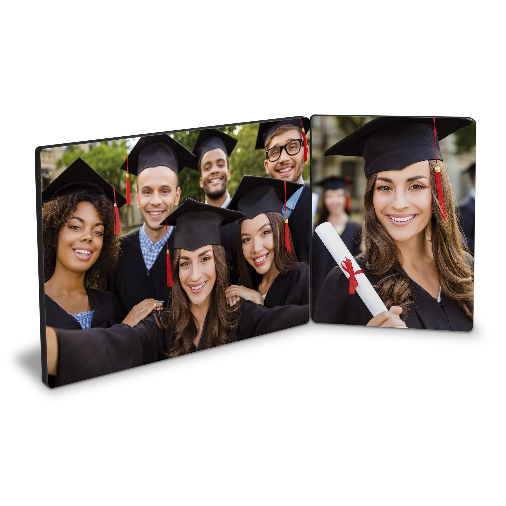 ChromaLuxe Panel photo double en fibres dures, horizontal, taille 89 x127 mm & 178 x127 mm, 15 set/carton