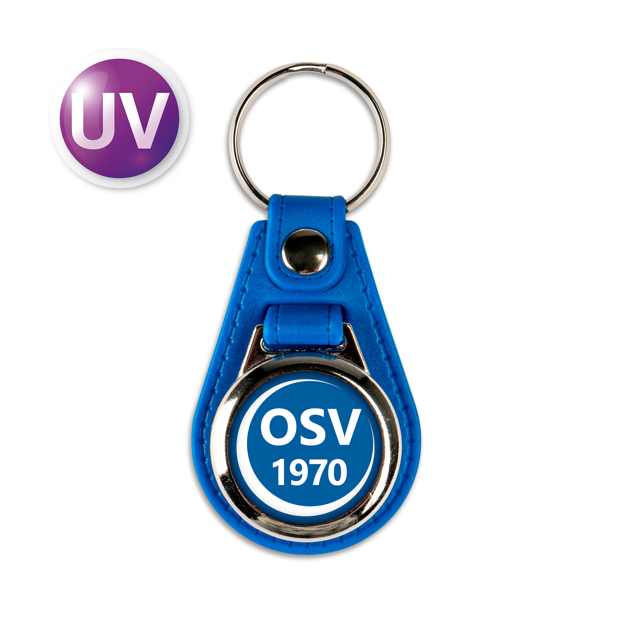 UV Multiplexx Schlüsselanhänger, Metall, Kunstleder, versch. Ausführungen