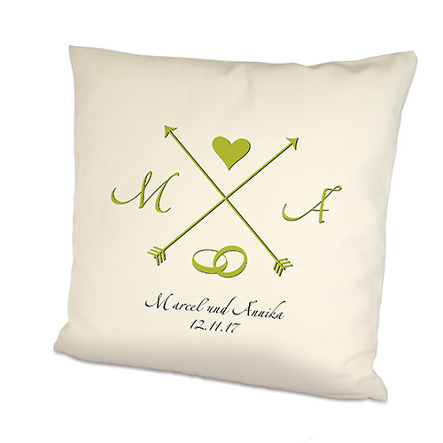 Sublistar® Kissenbezug naturfarben mit Leinenhaptik aus 100% Polyester, Größe 40 x 40 cm