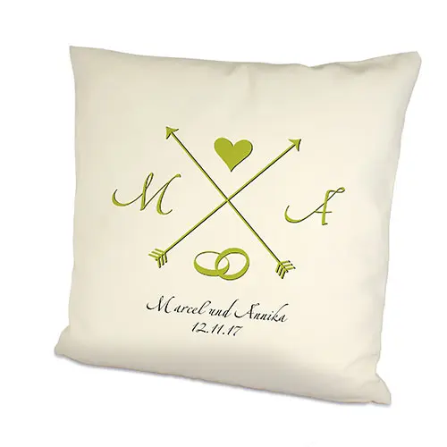 Sublistar® Kissenbezug naturfarben mit Leinenhaptik aus 100% Polyester, Größe 40 x 40 cm