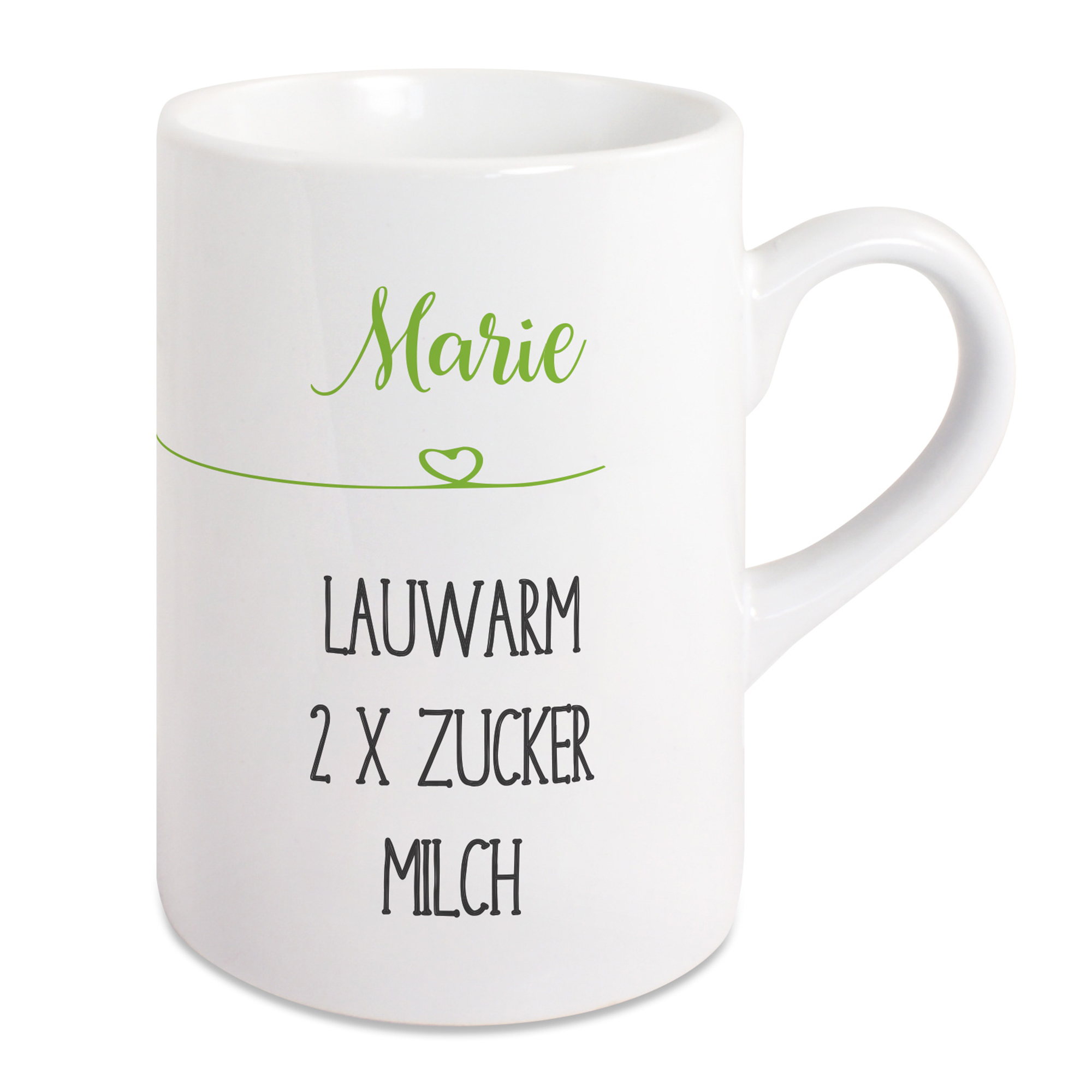 Slim ceramic mug STEFFI 10oz, Orca™ Coating, dishwasher suitable, 12 pcs./lay, 36 pcs./carton