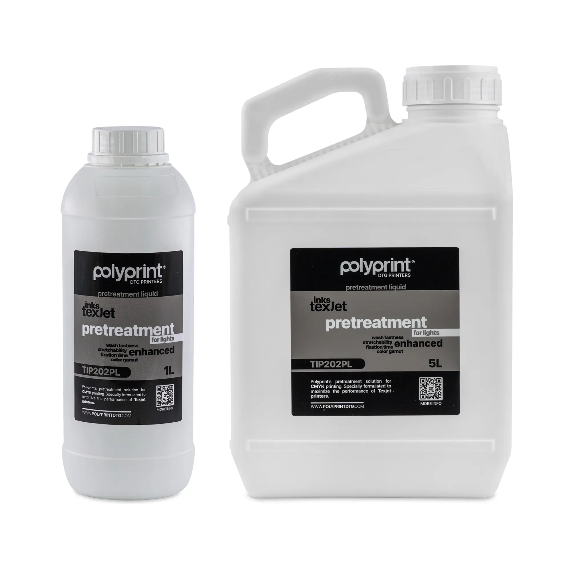 TexJet® Light pre-treatment solution, NG Series, for light textiles, various packaging sizes