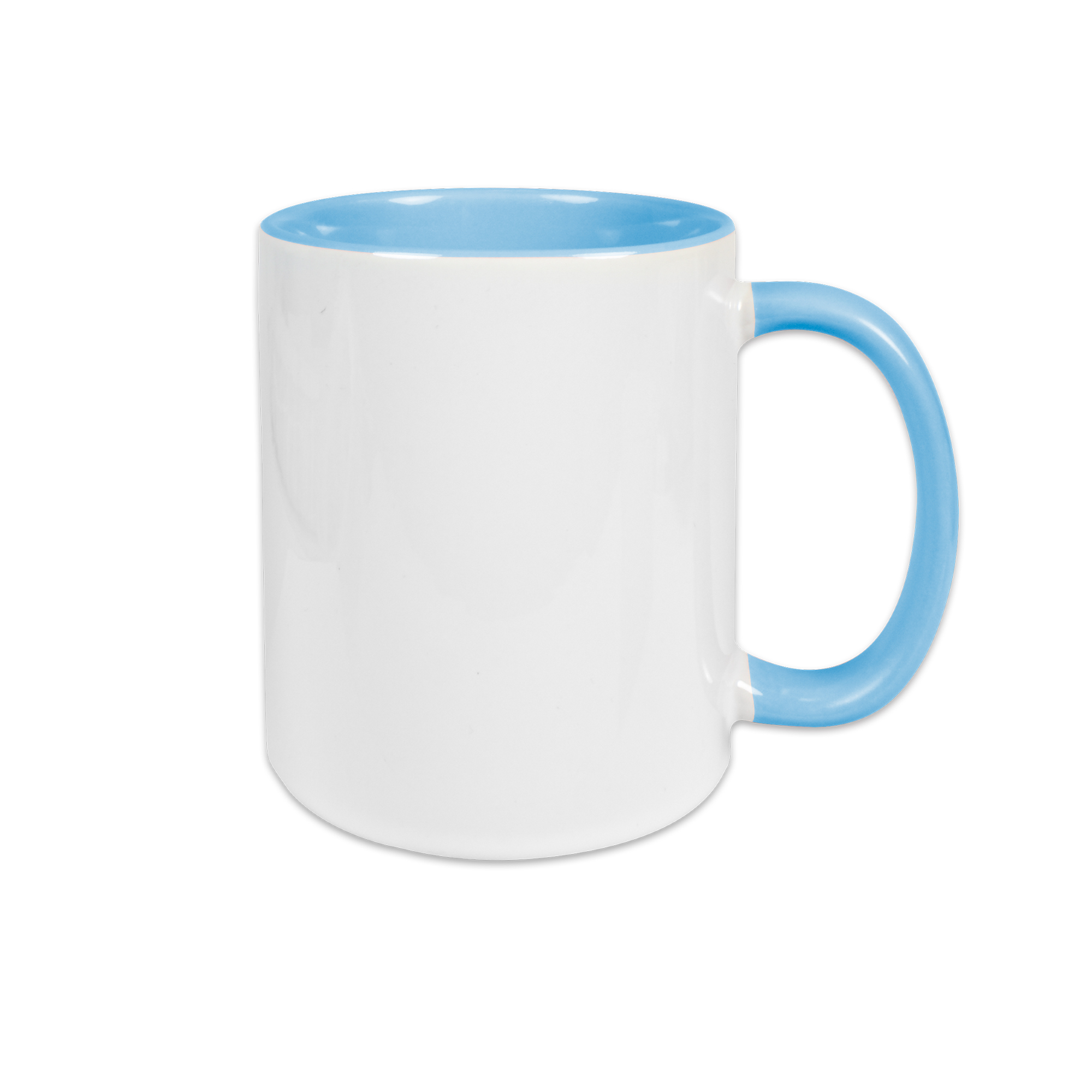 Tasse en céramique TWO TONES & HANDLE 11oz, DURAGLAZE, divers coloris