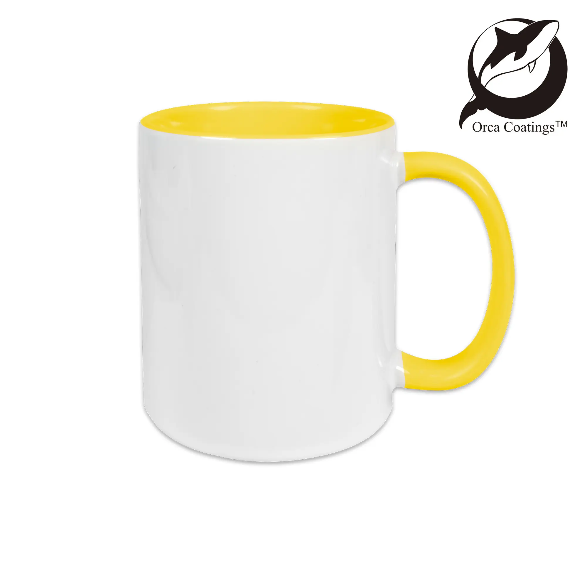 Keramiktasse TWO TONES & HANDLE 11oz, Orca™ Coating, div. Farben