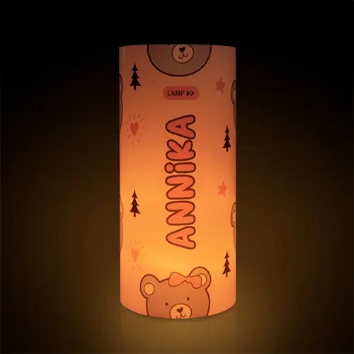 Lampenschirm Weiß-glänzend, Größe 190 x 315 mm, einseitig bedruckbar