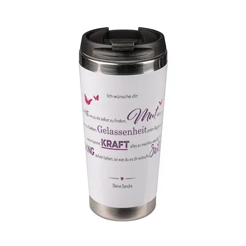 Konischer Edelstahl-Trinkbecher