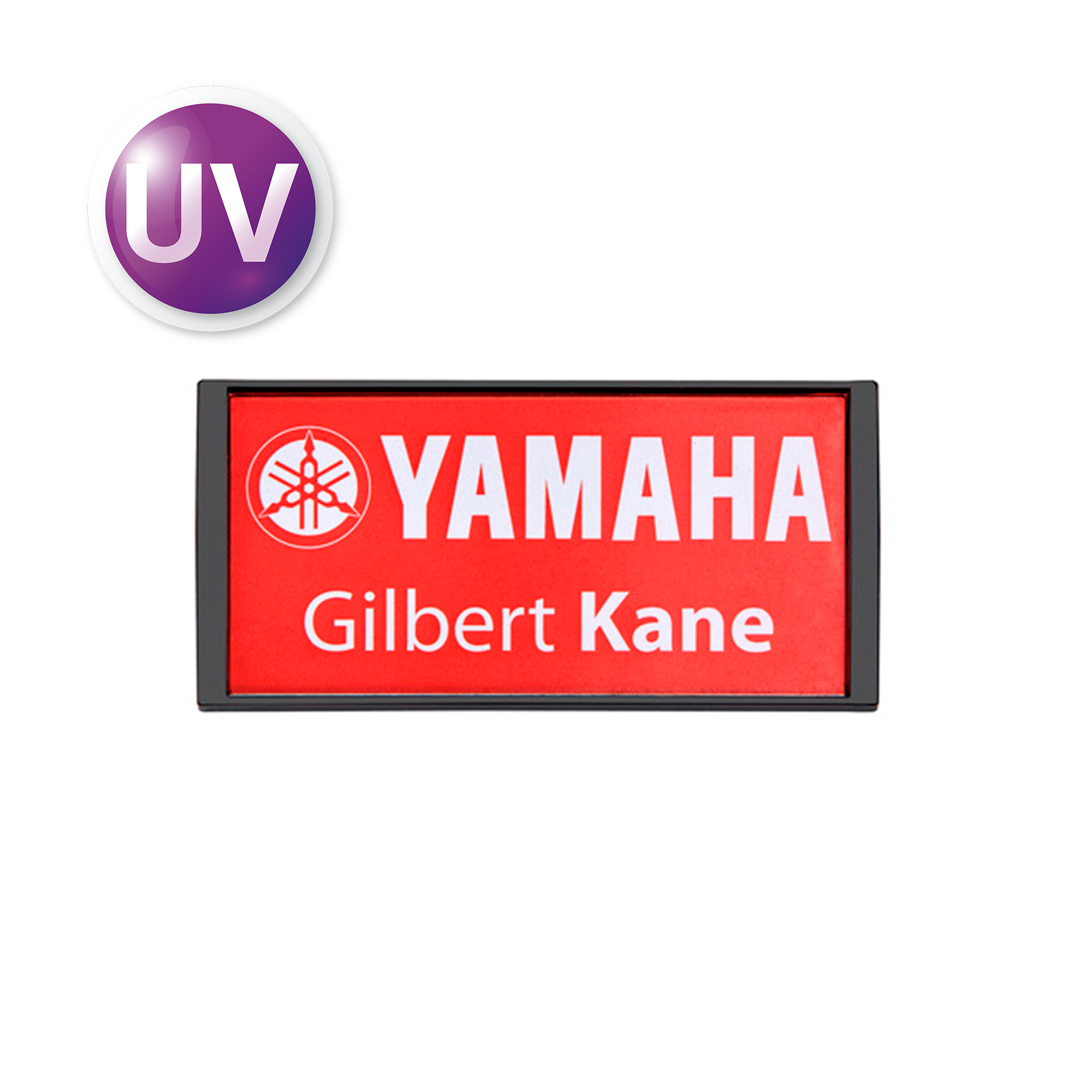 UV Multiplexx Namensschilder, versch. Farben, versch. Größen
