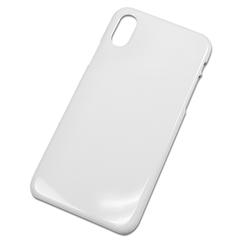 3D Premium Cover für Galaxy und iPhone, Farbe Weiß-glänzend und Farbe Weiß-matt