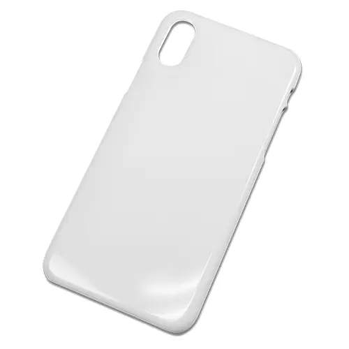3D Premium Cover für Galaxy und iPhone, Farbe Weiß-glänzend und Farbe Weiß-matt