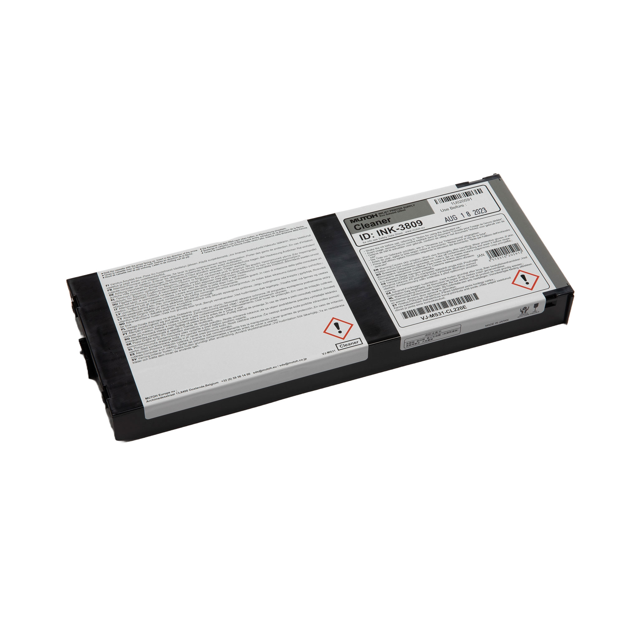 Eco-Solvent Reinigungskartusche 220 ml, passend für: