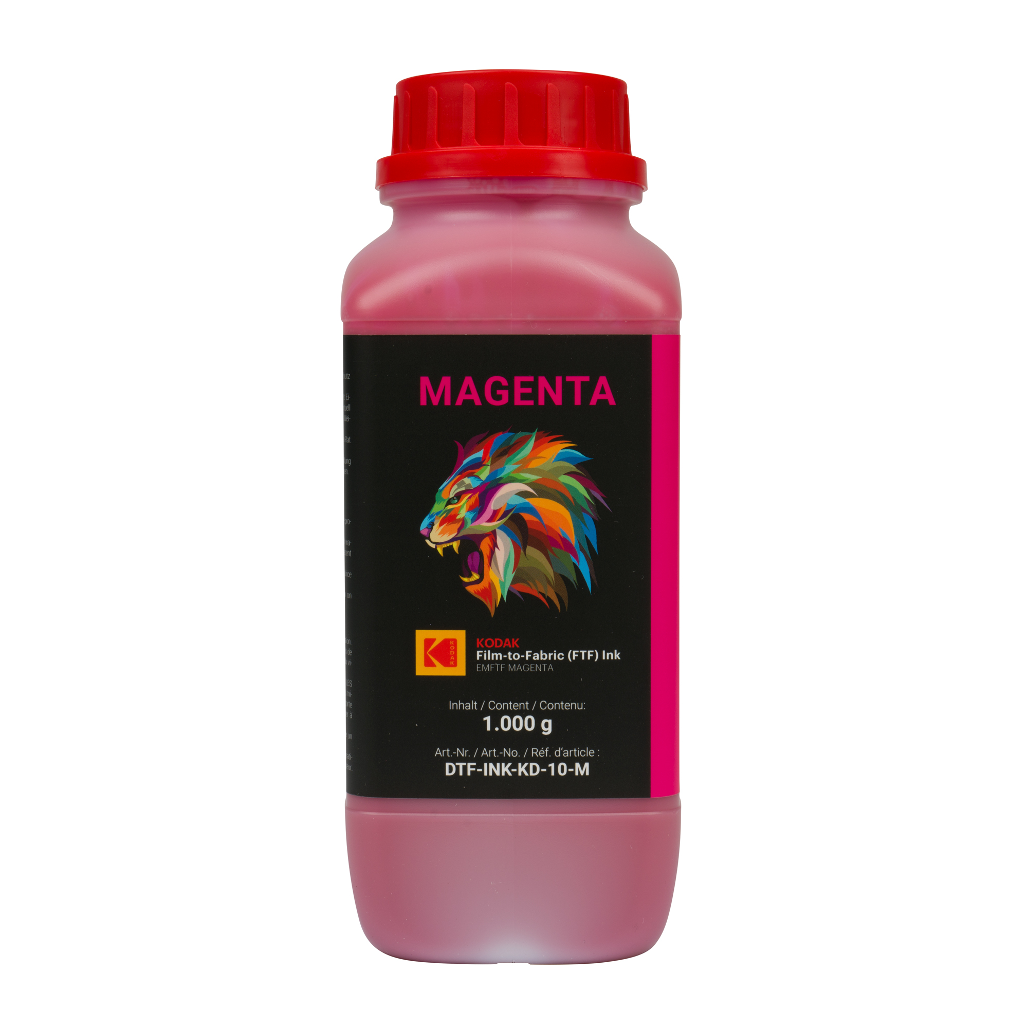 Kodacolor DTF/FTF Tinte, versch. Farben, 1.000-g-Flasche
