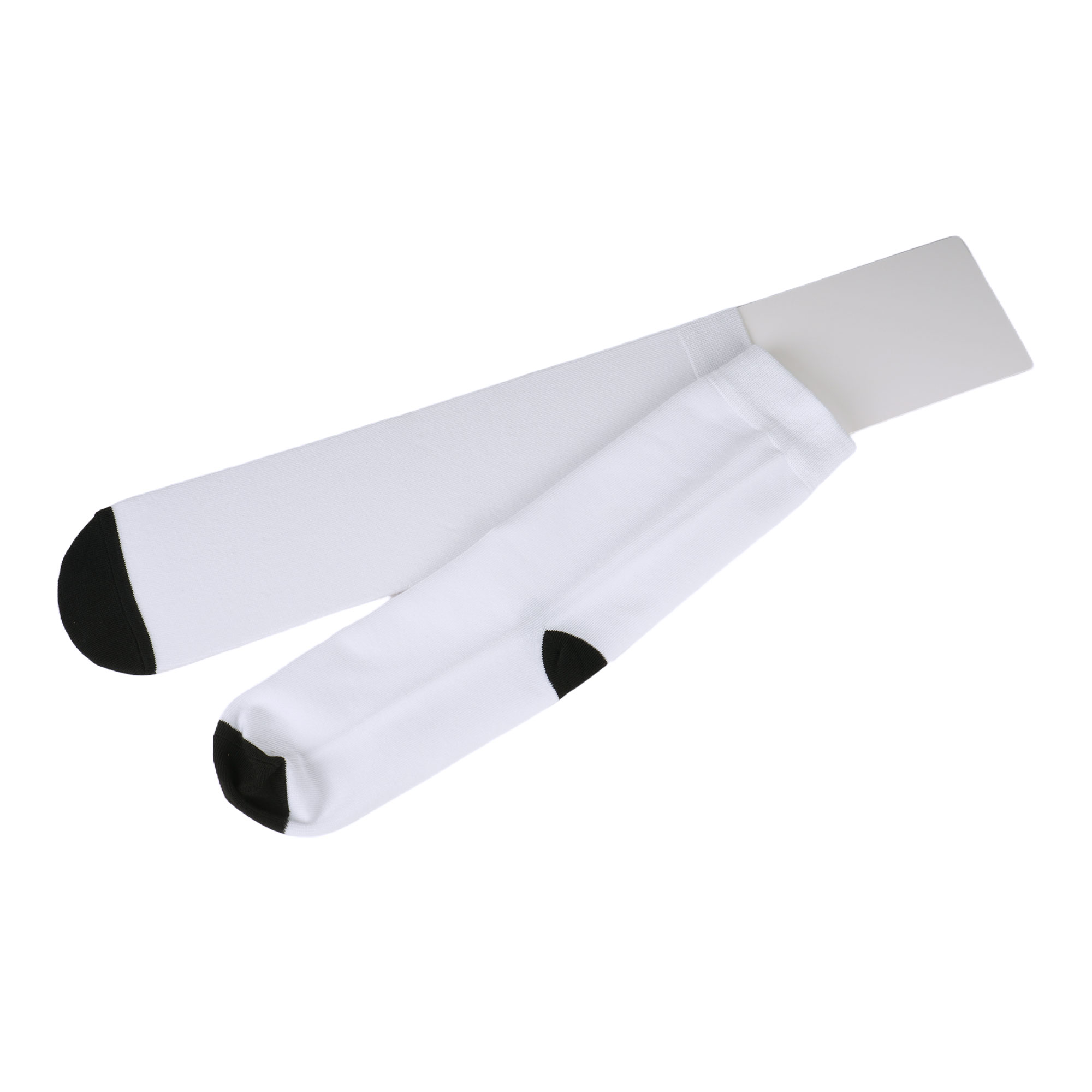 Chaussettes en 100% polyester, imprimables sur toute la surface, déjà tendues, diverses tailles