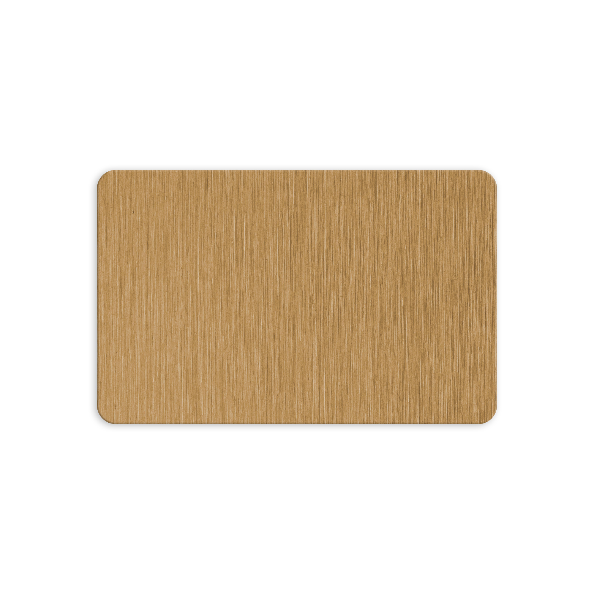 Carte de visite en aluminium 54 x 85 mm, épaisseur 0,5 mm, diverses couleurs