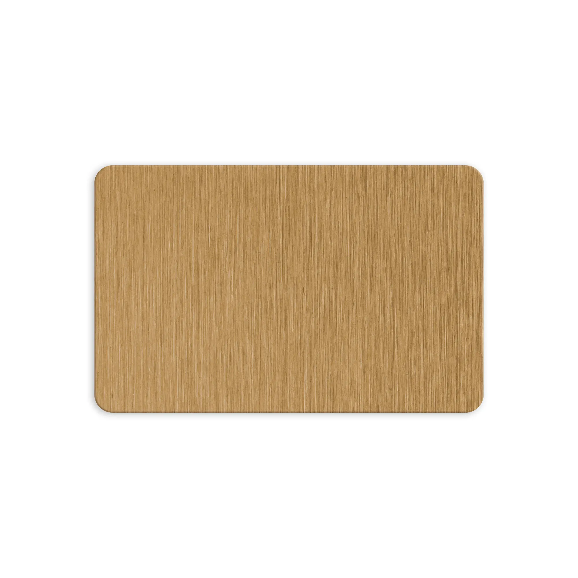 Alu-Visitenkarten 54 x 85 mm, 0,5 mm stark