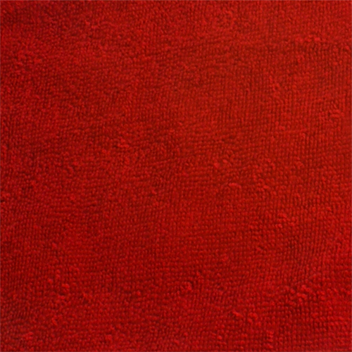 Serviette en coton avec bordure polyester, diverses couleurs et tailles