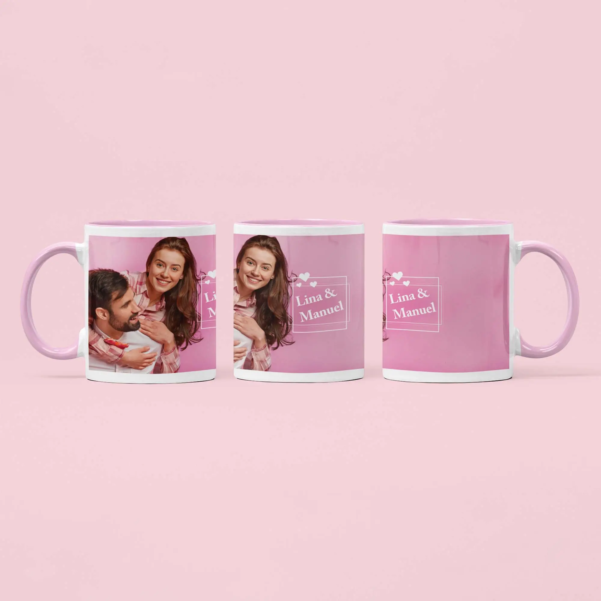 Tasse en céramique TWO TONES & HANDLE 11oz, DURAGLAZE, divers coloris