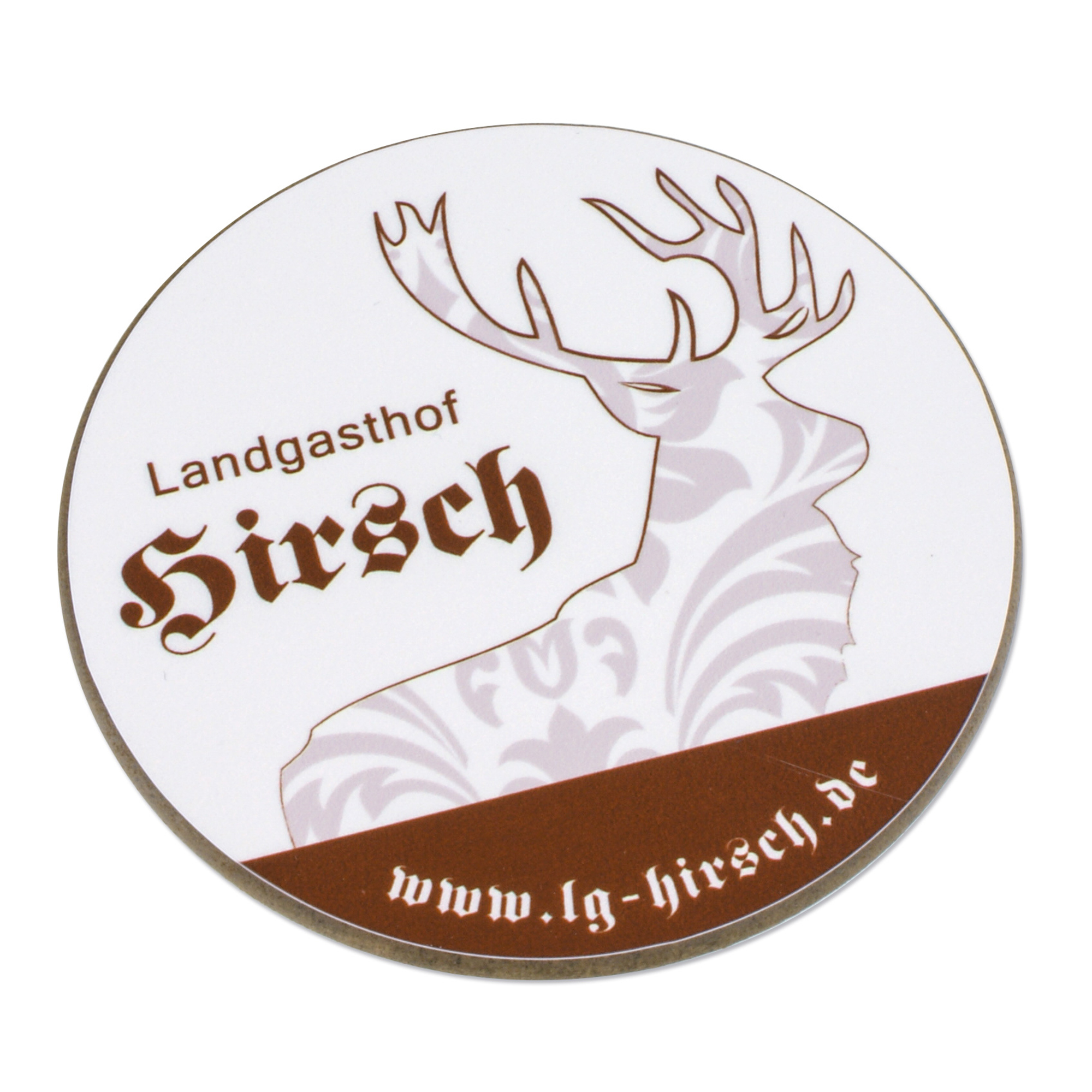 UNISUB Dessous de verre fibre dure Ø 90 mm, épaisseur 3 mm, 40 pcs./carton