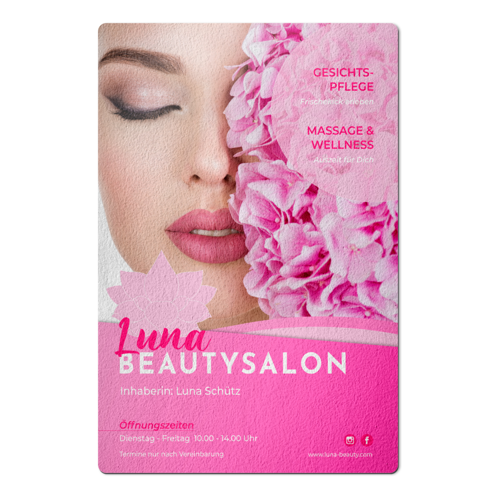 Tableau photo Duraluxe en aluminium blanc structurée, diverses tailles