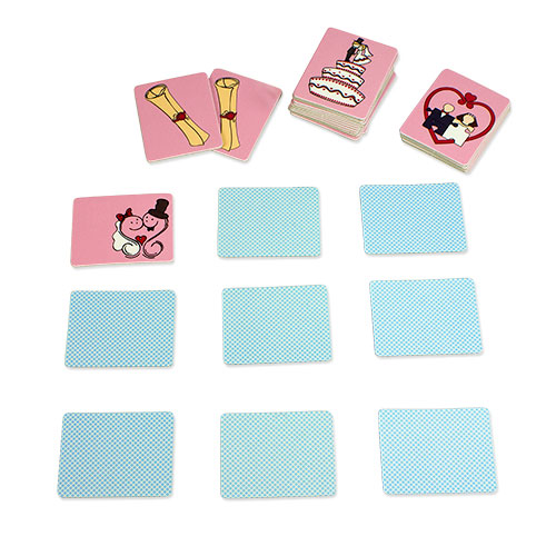 Jeu de mémoire,  taille des cartes 49 x 62 mm, 150 pcs./pack