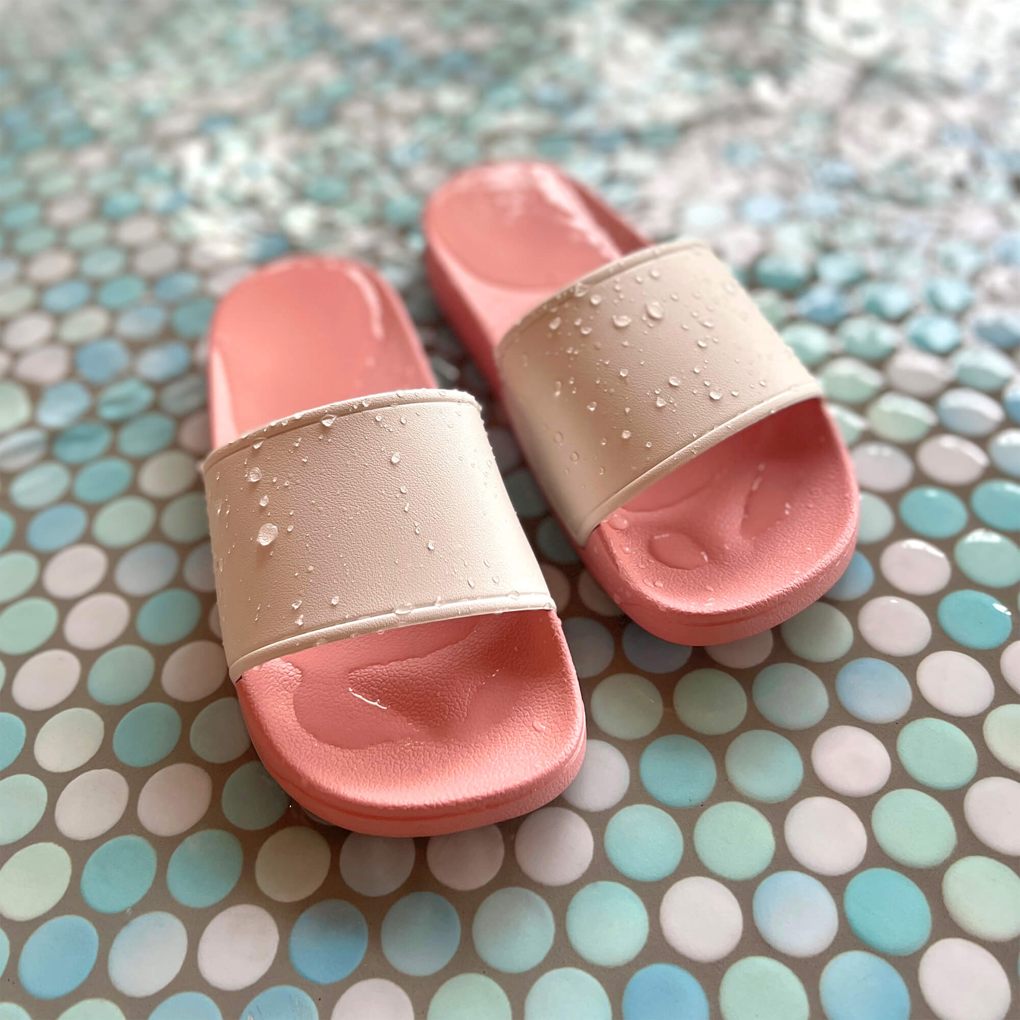 Claquettes de bain, bande avant imprimable (pour impression DTF), diverses couleurs et tailles