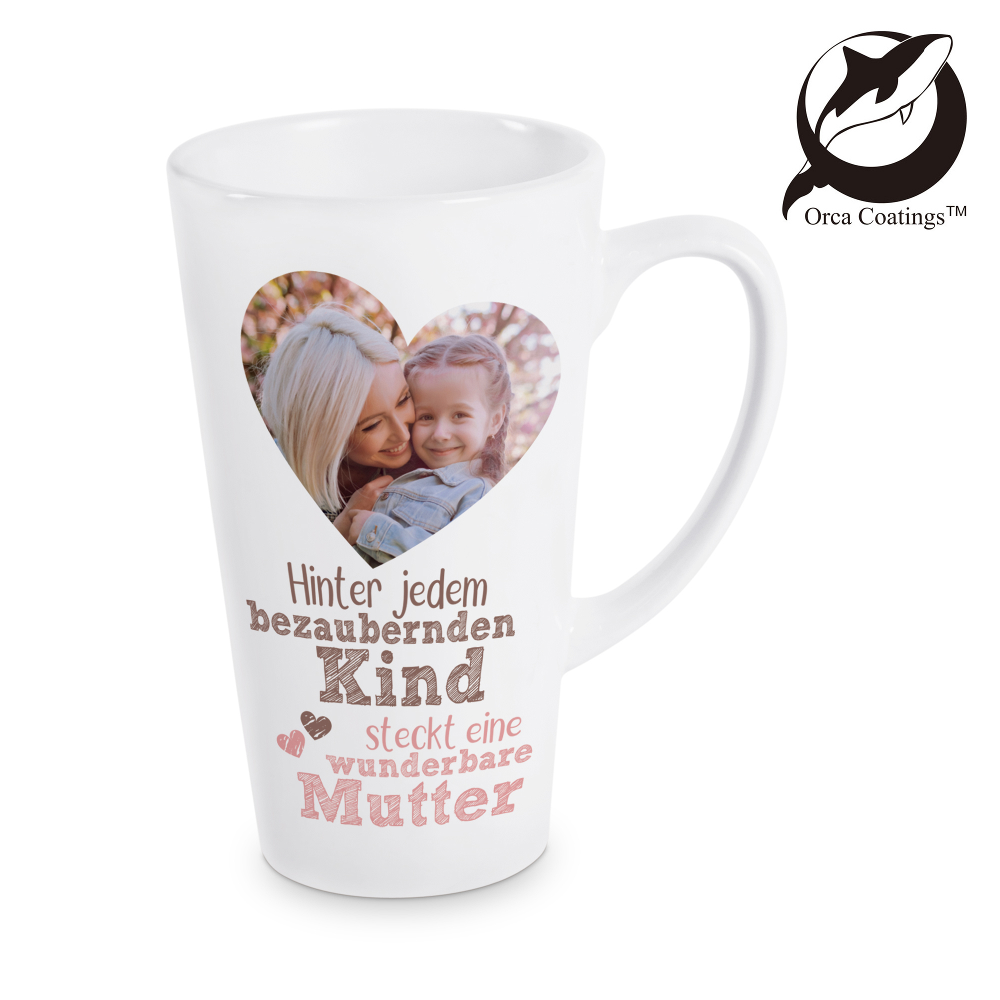 Konische Keramiktasse LATTE 17oz, Orca™ Coating