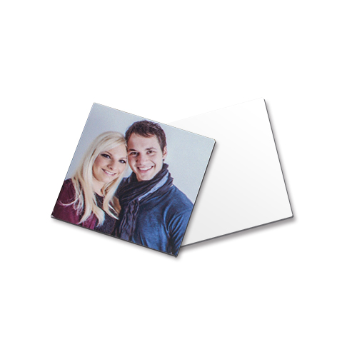 Alu-Ersatzplatte für Liebesschloss, Quadrat, Weiß-glänzend, Größe 37 x 37 mm