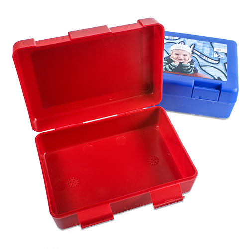 Sublistar® Brotzeitbox Rot, Größe 185 x 128 x 65 mm Sublistar® Brotzeitbox Rot, Größe 185 x 128 x 65 mm