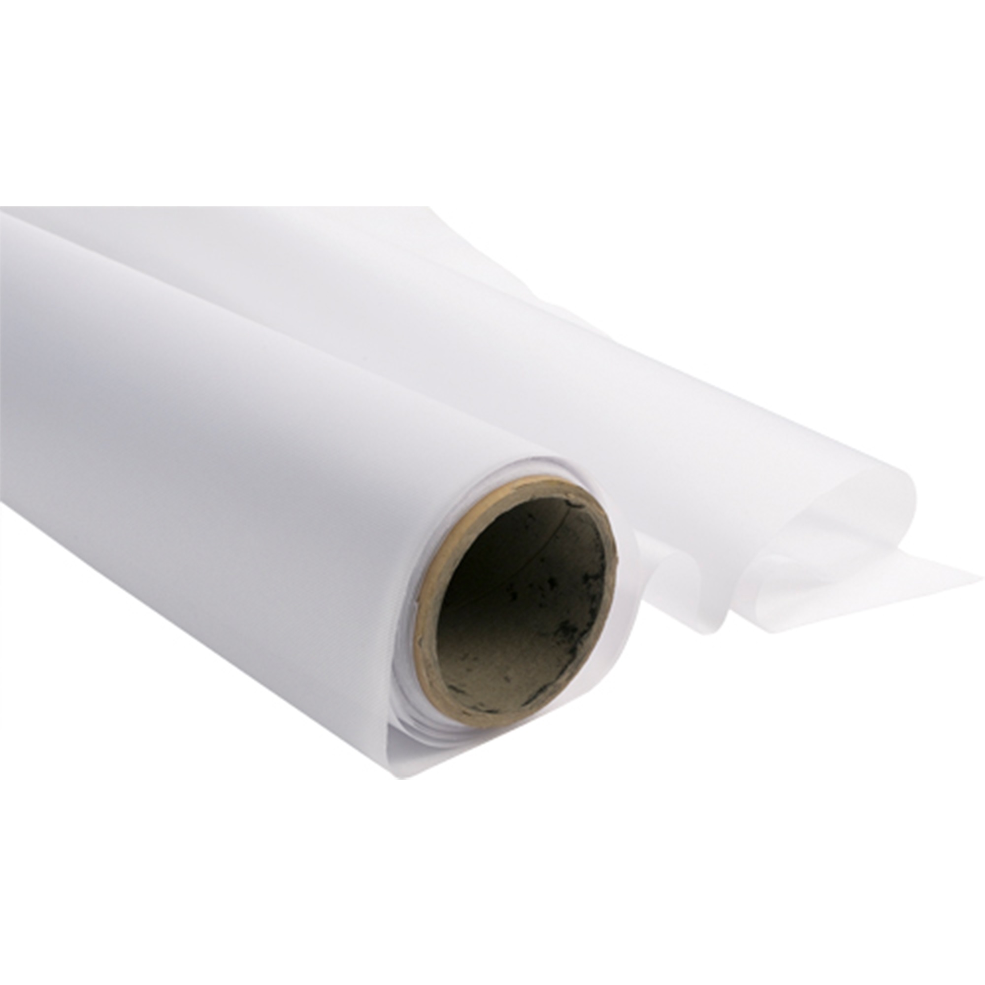 Fahnenstoff 110 g/qm, Breite 103 cm, Farbe Weiß, 
