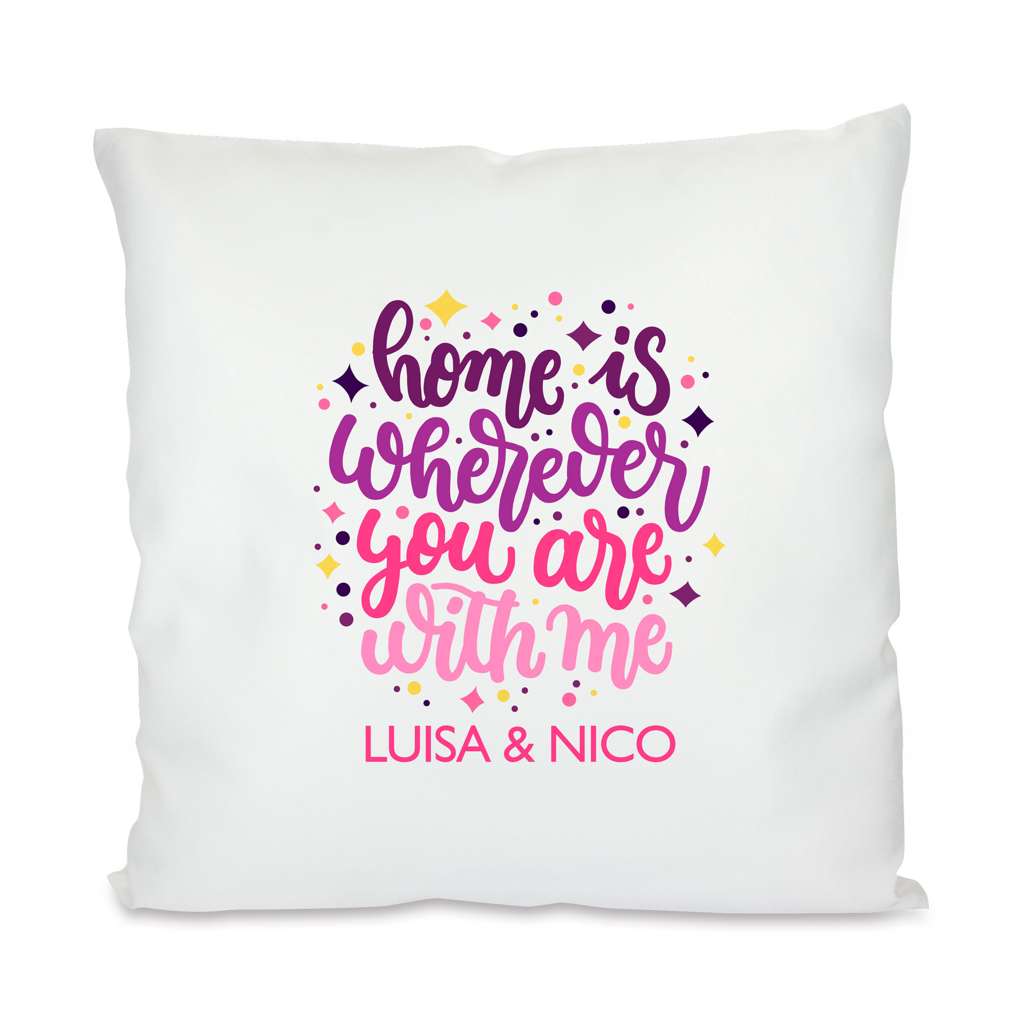 Sublistar® Housse de coussin blanc satiné en 100% polyester, diverses tailles