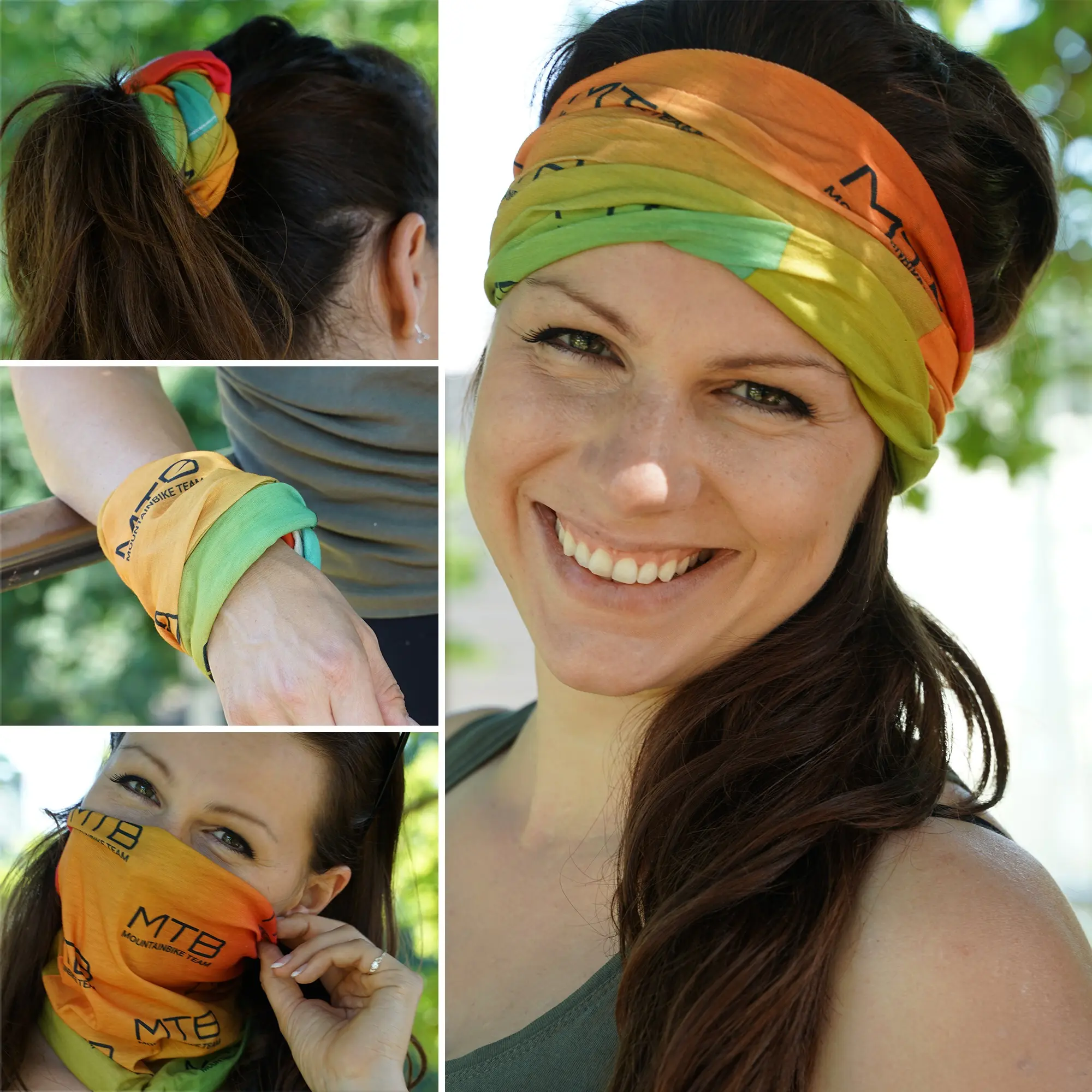 Sublistar® Multifunktionstuch/Schlauchtuch, Farbe Weiß, versch. Größen