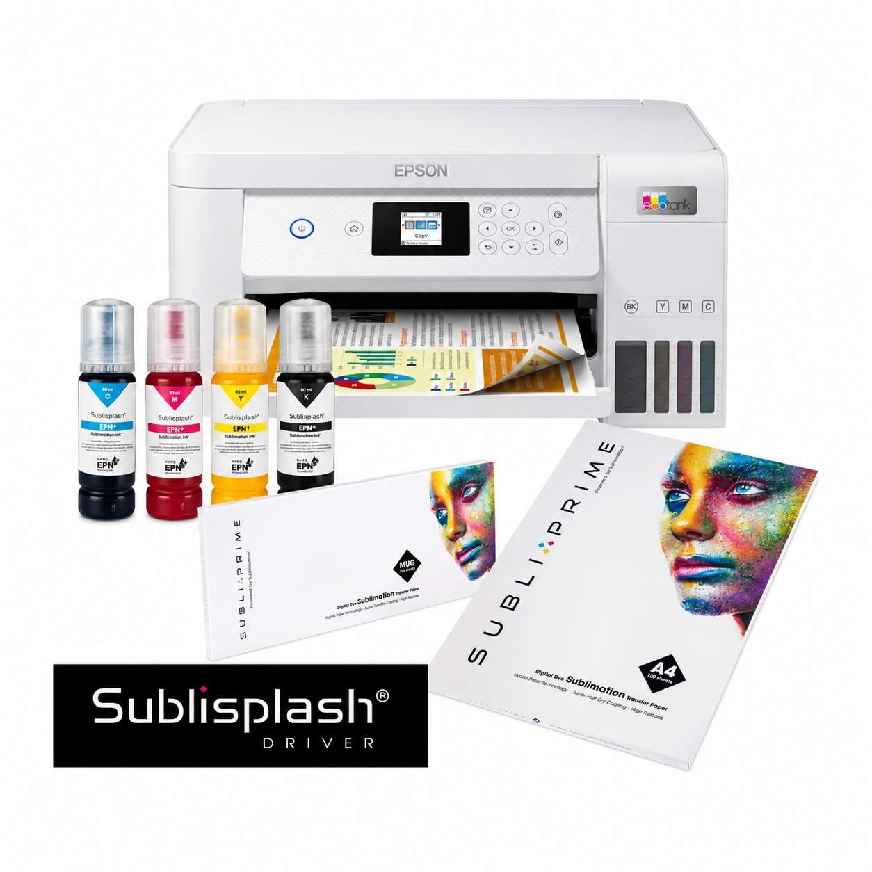 Startpaket Epson EcoTank A4, verschiedene Bundles