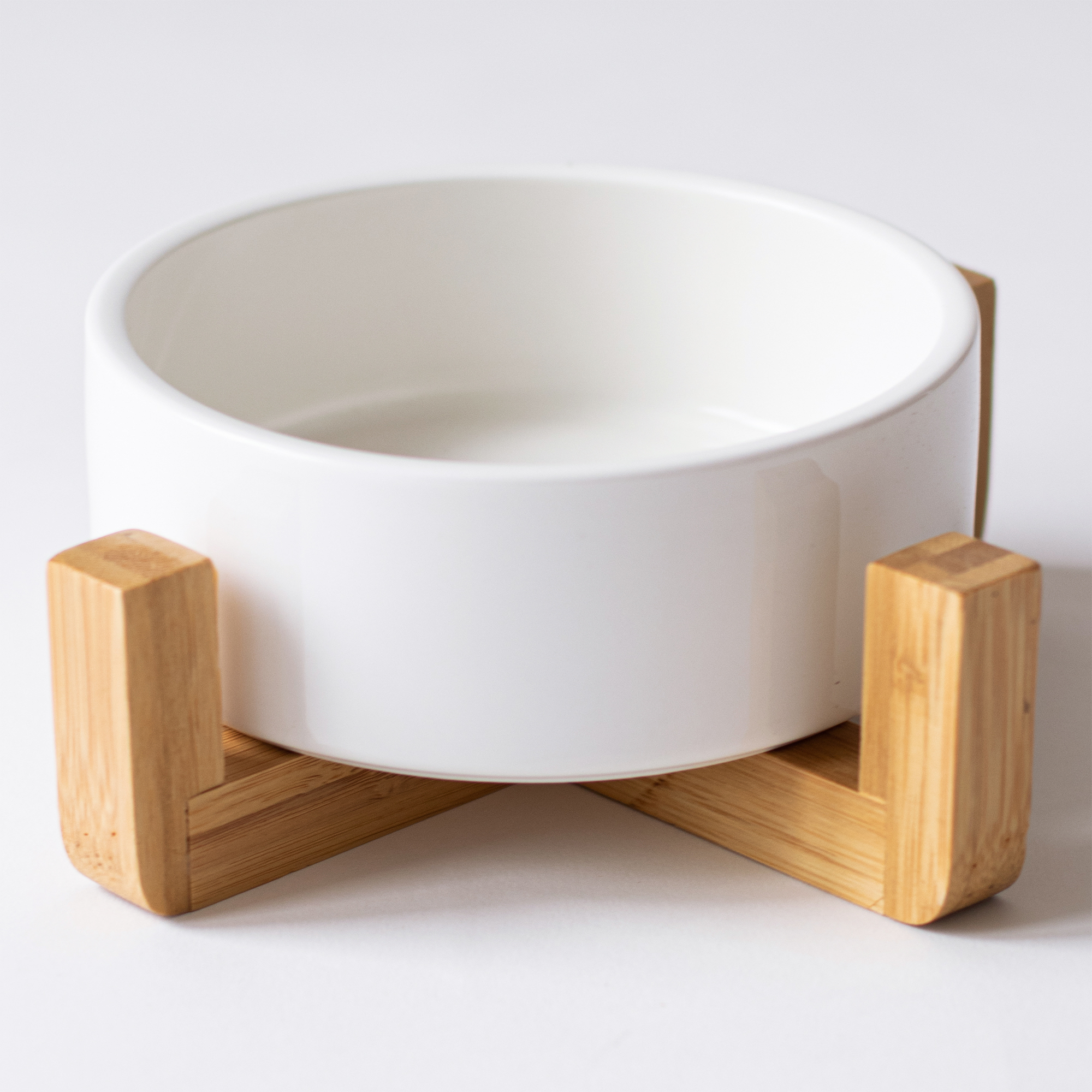 Support en bois de bambou pour bol en céramique KES-180, différentes variantes