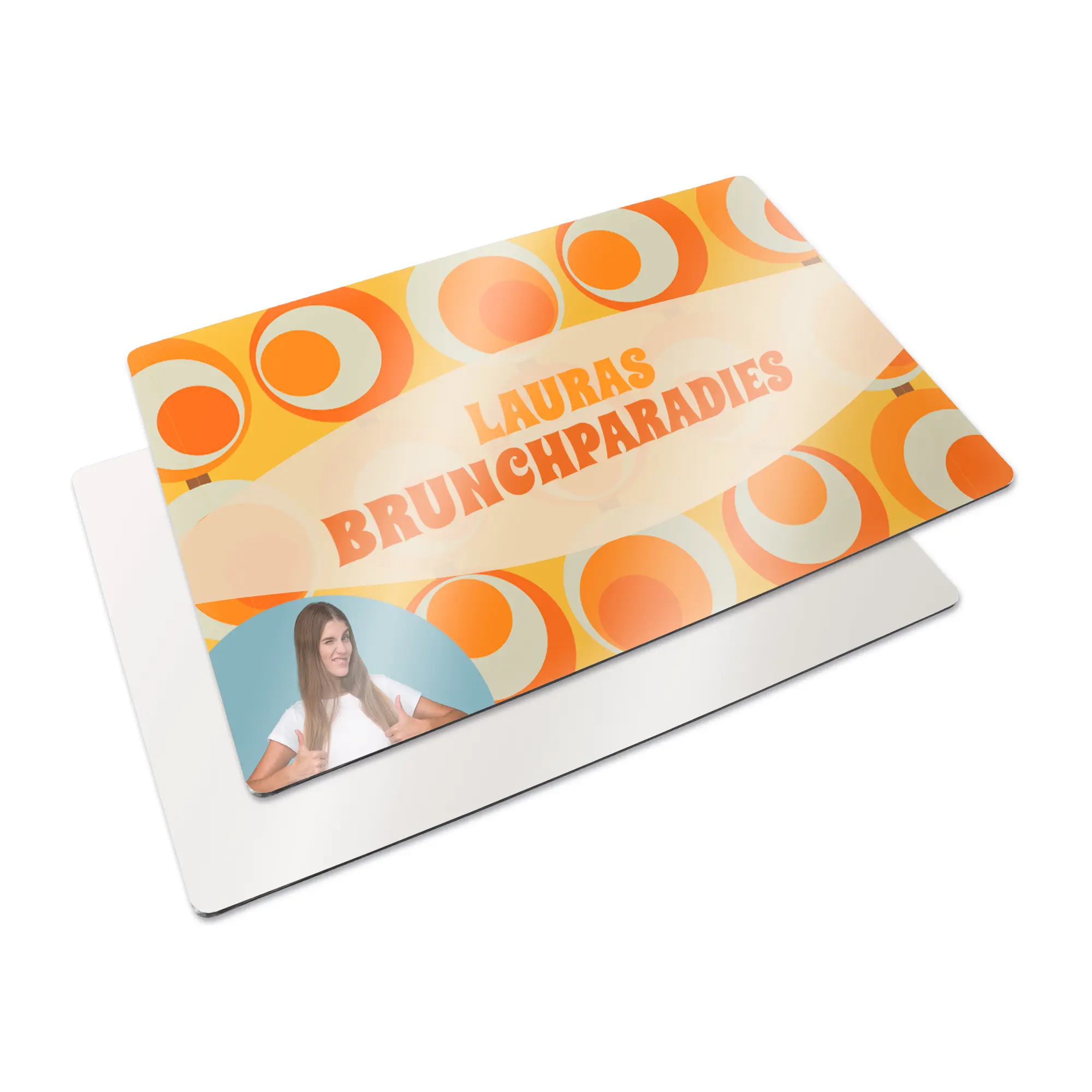 Sublistar® replacement Base plate MDF board for wooden tray TRAY-L, glossy white size 418 x 286 x 3 mm, 50 pcs./carton