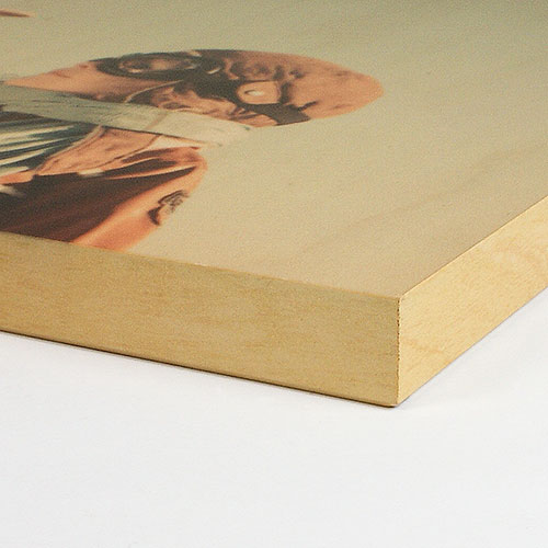 ChromaLuxe Natural Wood Fototafel, 279 x 355 x 16 mm, Ahorn, Farbe Klar-matt