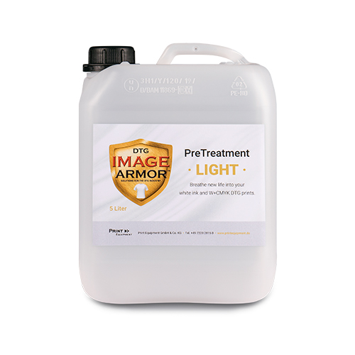 Fluide de prétraitement Image Armor™ Light, pour textiles légers, diverses quantités de remplissage