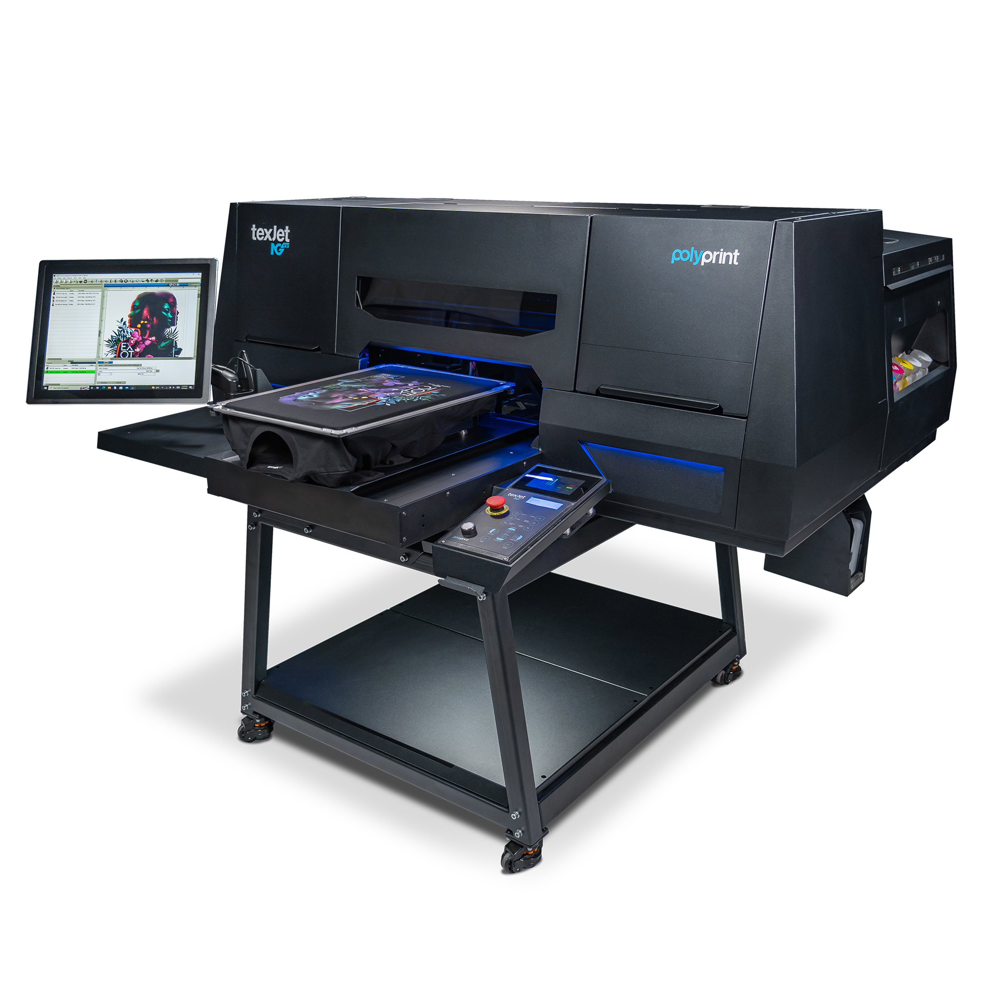 DTG Textildirektdrucksystem TexJet NG 130 3 x Epson® I3200-A1 (2 x CMYK / 1 x White) DTG Textildirektdrucksystem TexJet NG 130 3 x Epson® I3200-A1 (2 x CMYK / 1 x White)